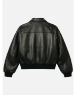 VIVET Cross Black Leather Jacket - Image 2